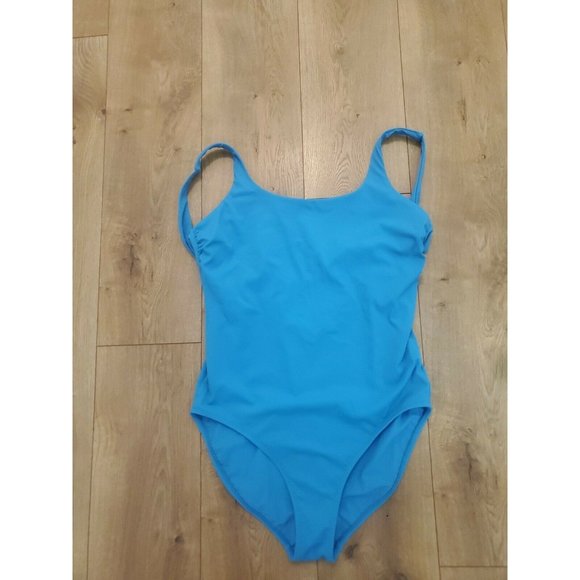 Athleta One Piece Bathing Suit Turquoise Large - Picture 1 of 5